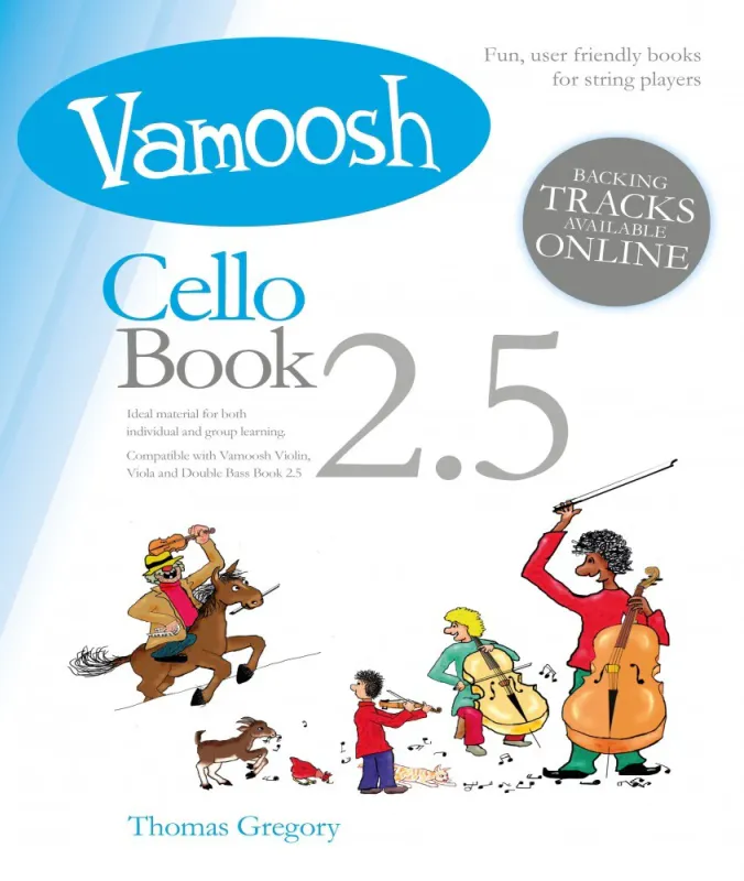 Vamoosh Cello bok 2,5. Bok og CD. Av Thomas Gregory