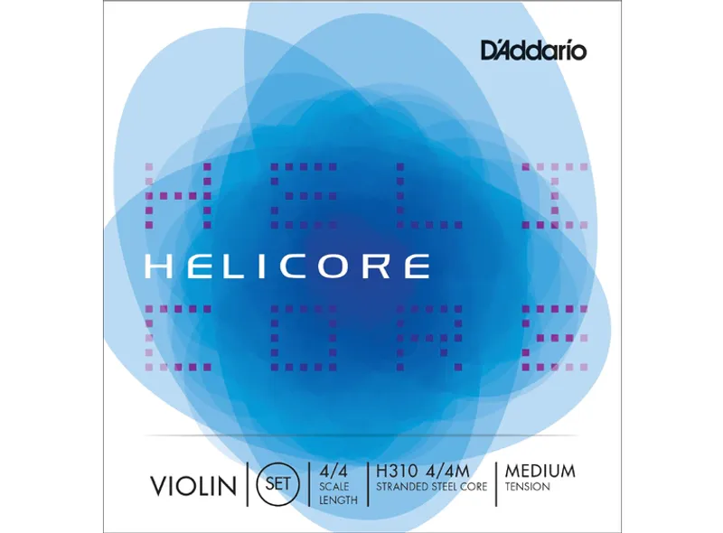 D' Addario Helicore 4/4 Fiolin Strenger Sett, medium