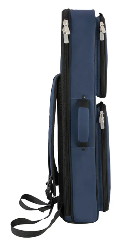 Tom & Will gigbag for sopransaksofon ~ Blå med blått interiør
