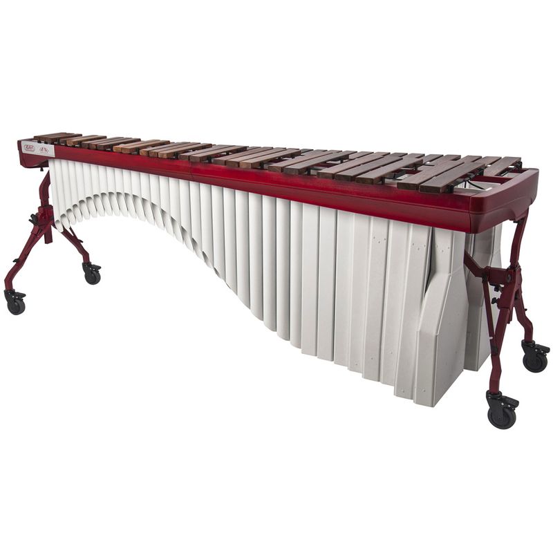 Marimba Adams Special Edition Bogdan Bocanu MAHB50, 5 Octave, C2-C7, 72-40mm Rosewood Bars, Red/White
