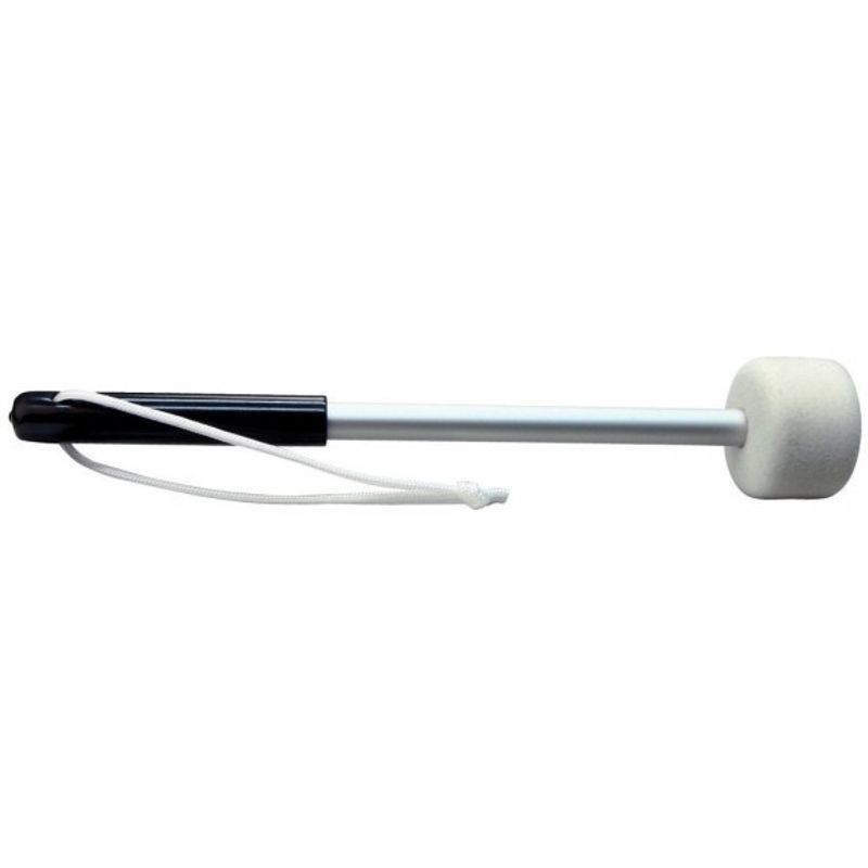 Gewa. 822.096  Basstromme kølle i aluminium. 60mm Filt hode