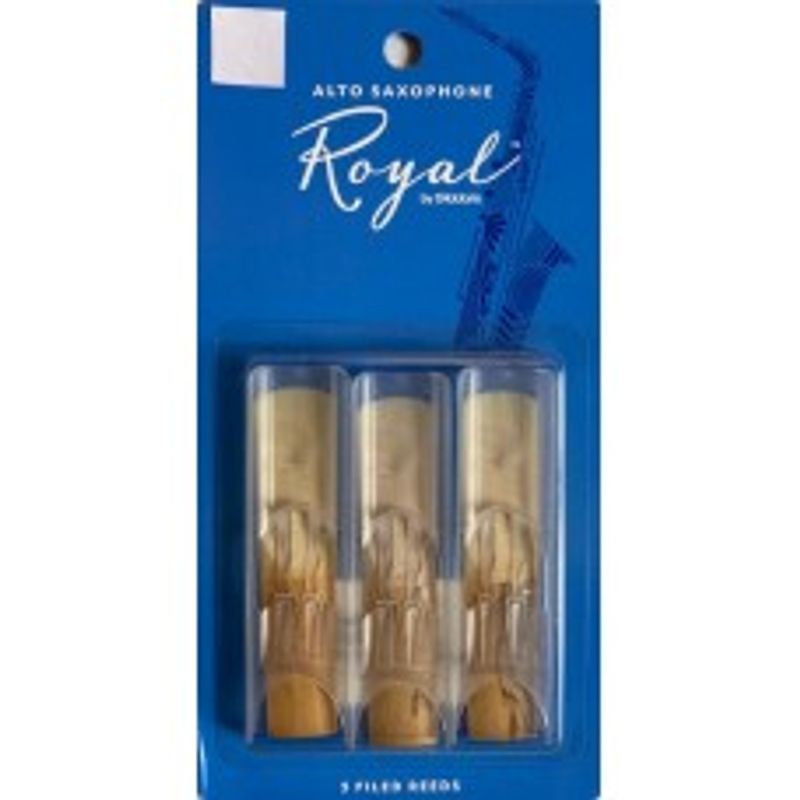 D'Addario Royal Altsaksofon fliser/rør. 3 stk i pakken